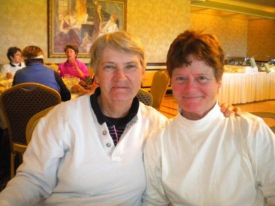 Champ-1st Flight-1st Gross-Ann Moran and Maureen Ford